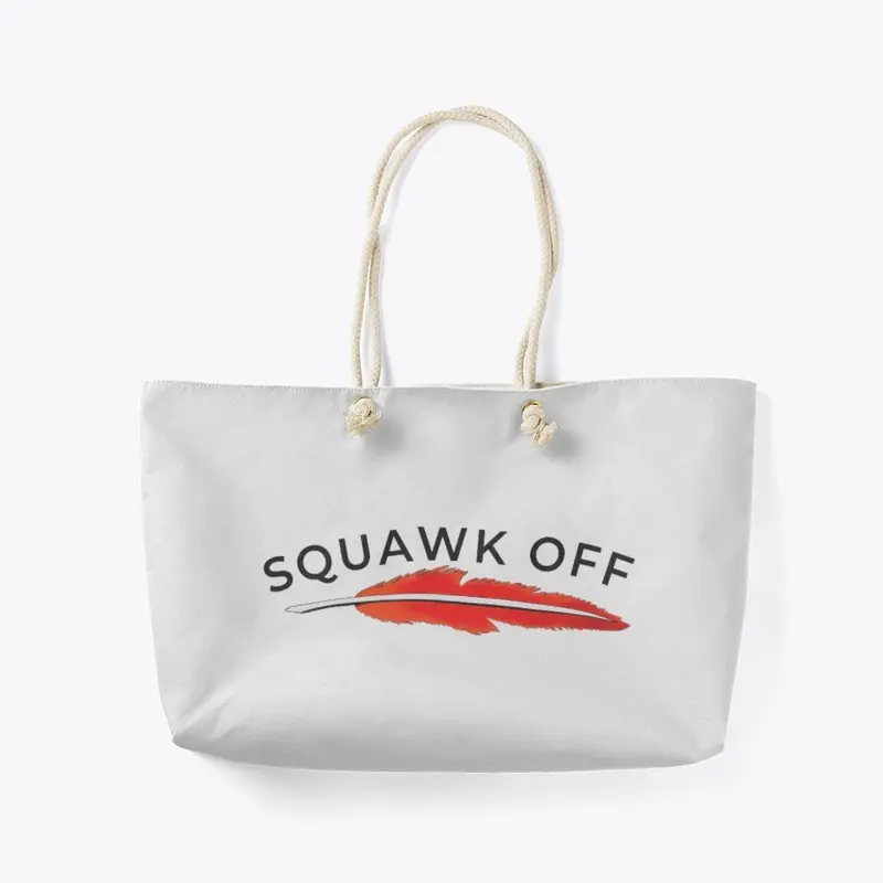 Squawk Off - Black Logo