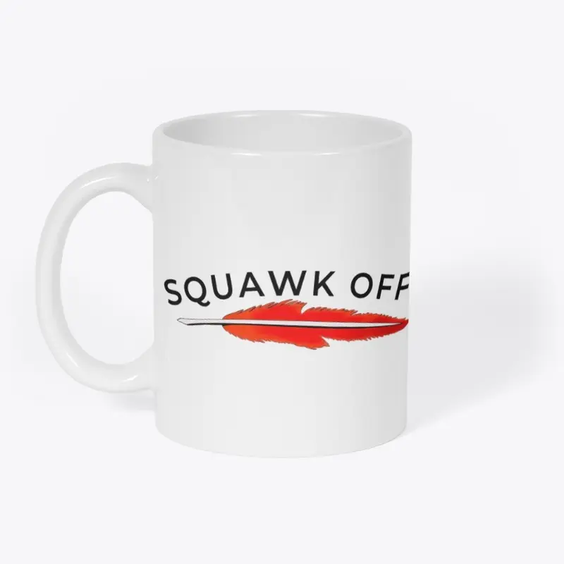 Squawk Off - Black Logo