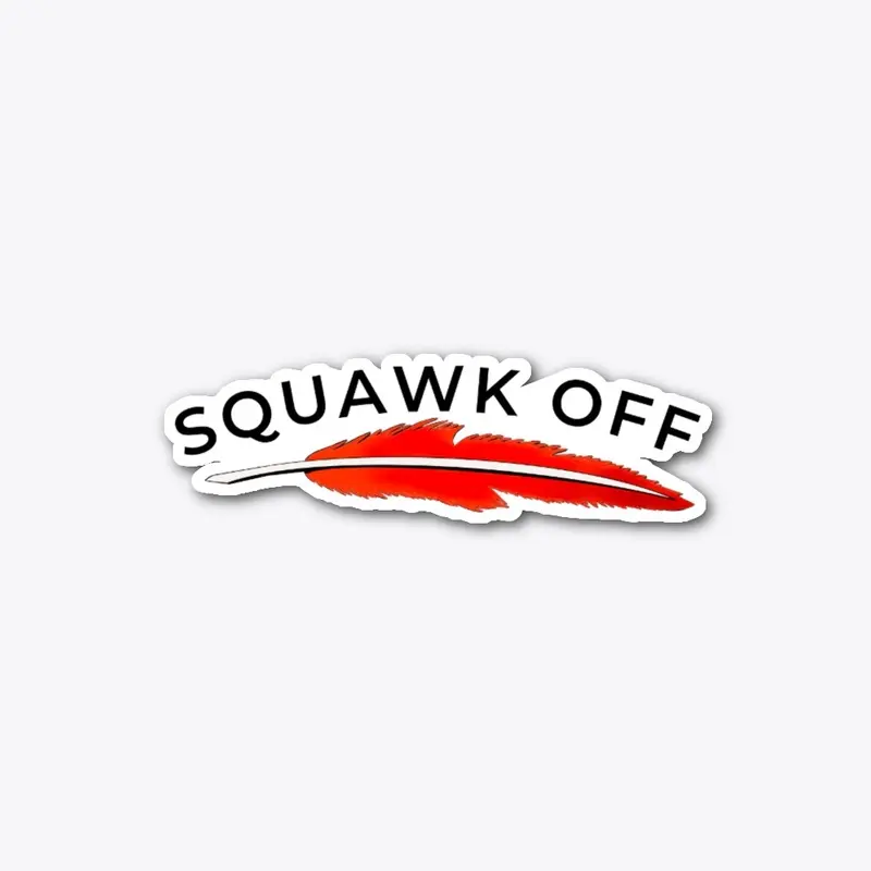 Squawk Off - Black Logo